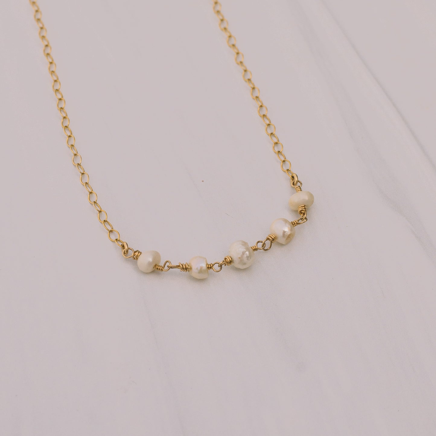 Adjustable Freshwater Pearl Necklace