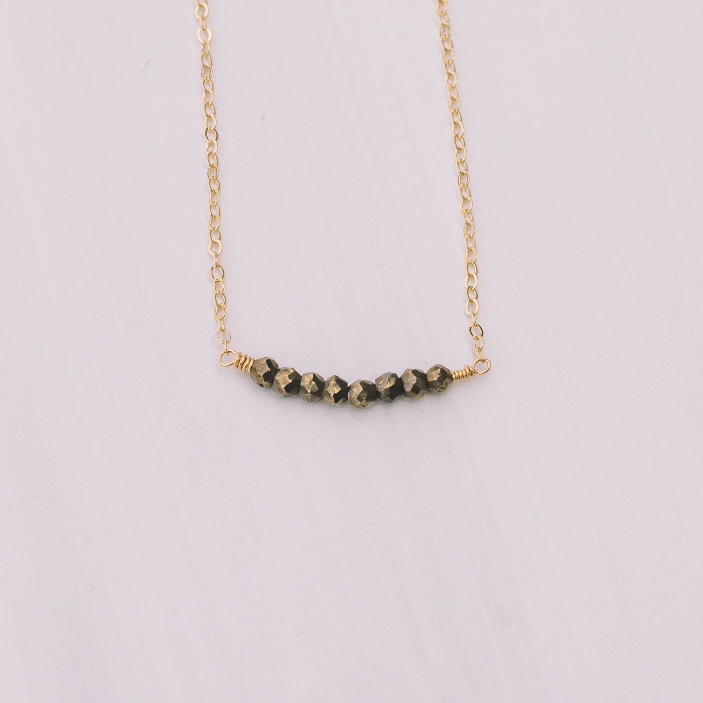 Pyrite Short Necklace