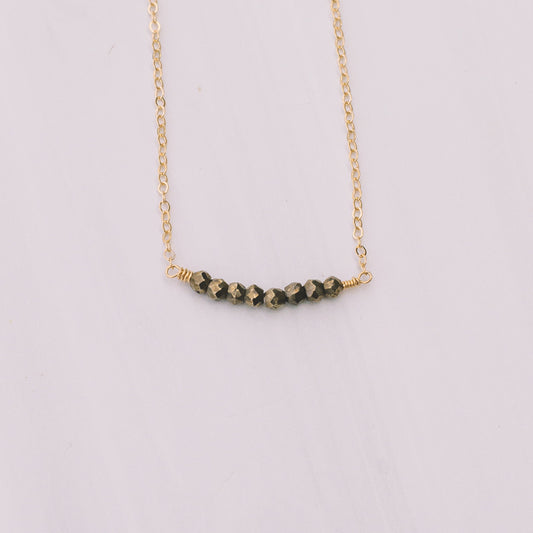 Pyrite Short Necklace