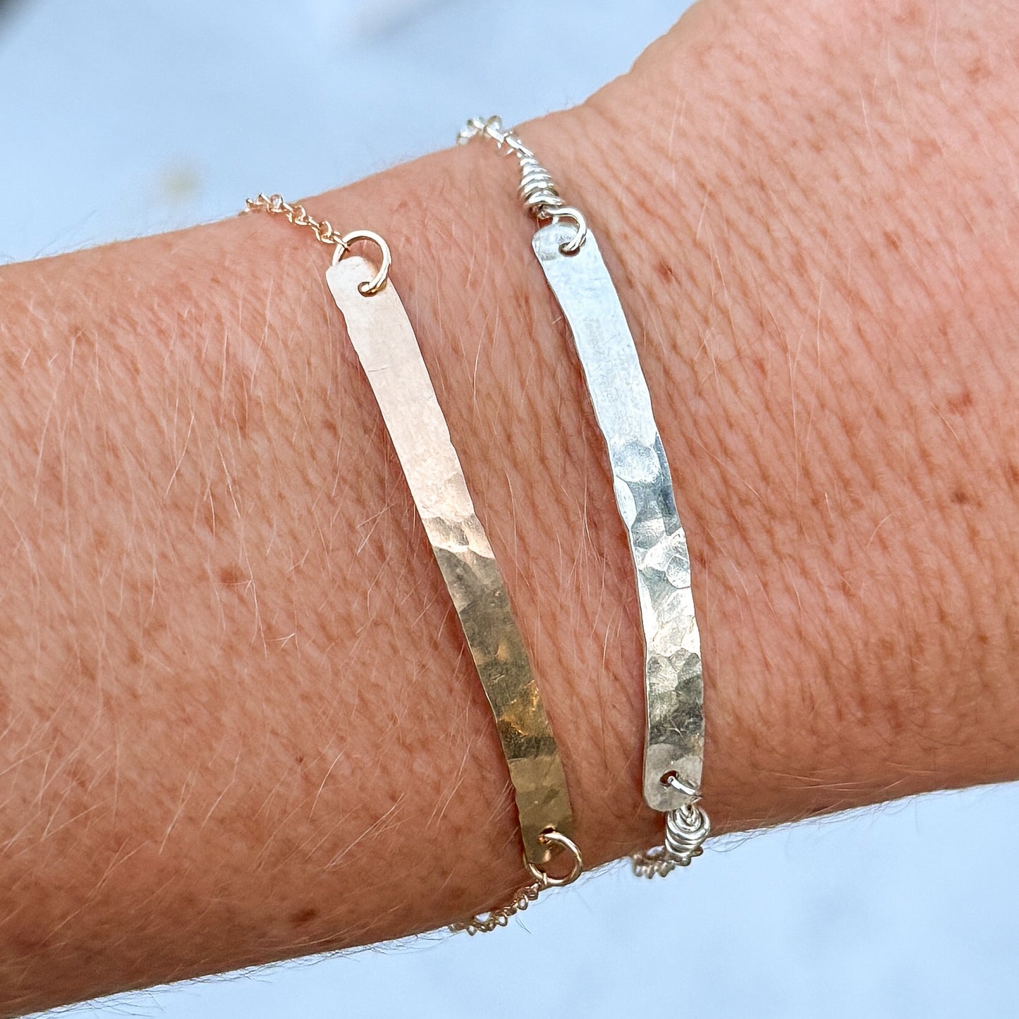 Sterling Silver Tag Bracelet