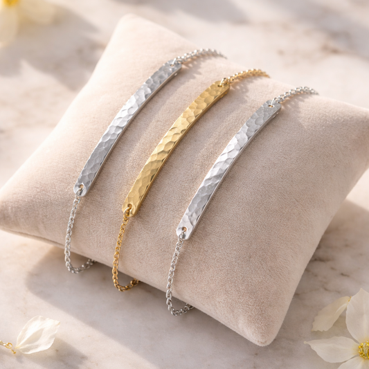14k Gold-filled Tag Bracelet - Lux Reve