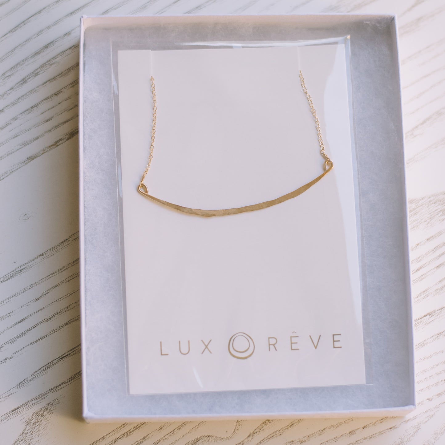 Long Bar Short Necklace - Lux Reve