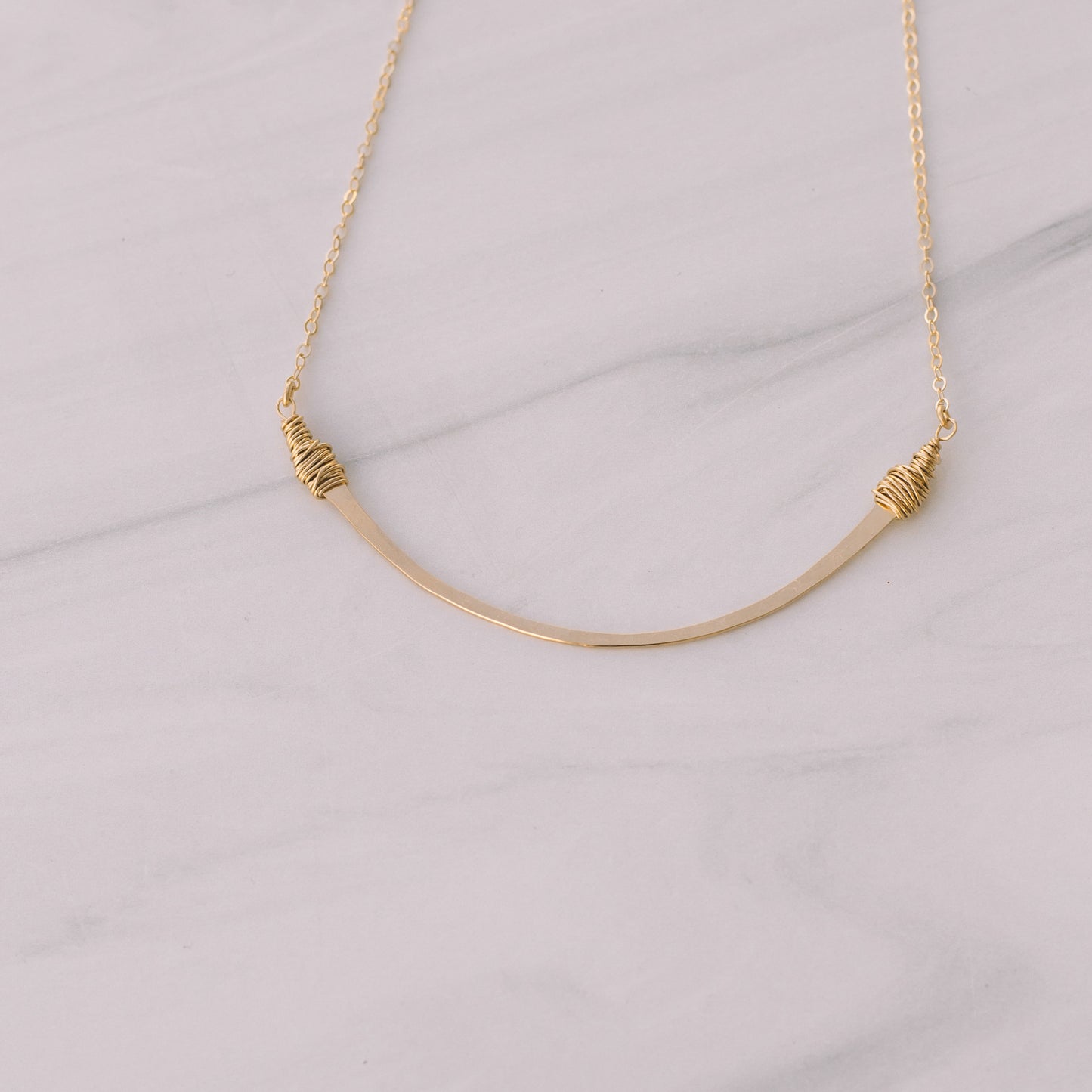 Wire wrapped Bar Necklaces - Lux Reve