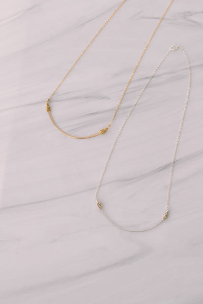 Wire wrapped Bar Necklaces - Lux Reve