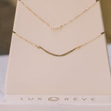Simple Pearl Short Necklace - Lux Reve