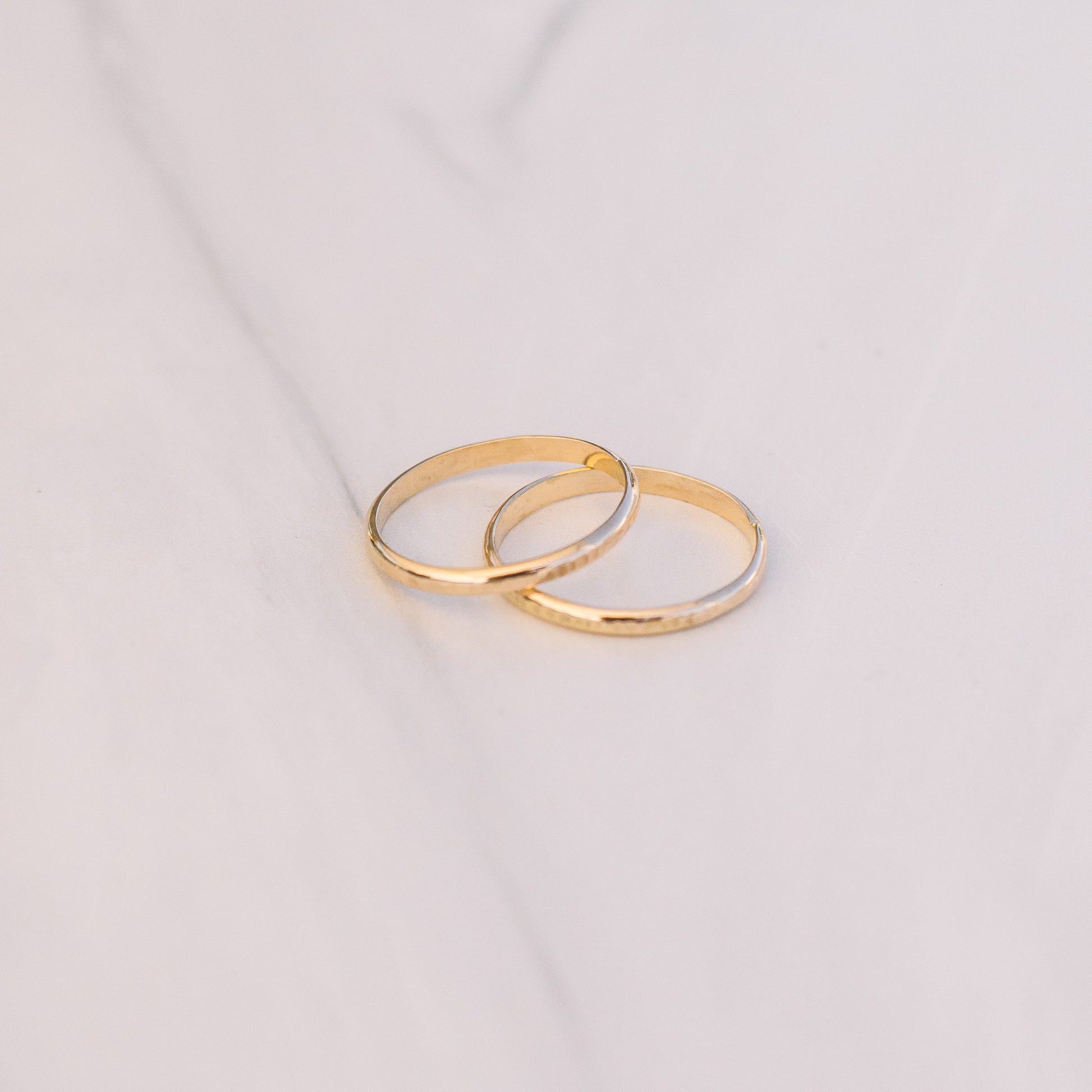 Textured Stacking Rings - Lux Reve