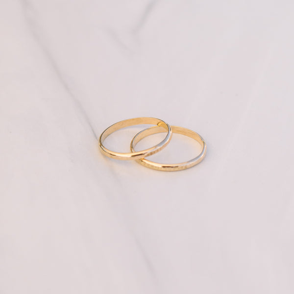 Textured Stacking Rings - Lux Reve