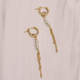Pearl Tassel Earrings - Lux Reve