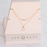 Simple Tear Drop Necklace - Lux Reve