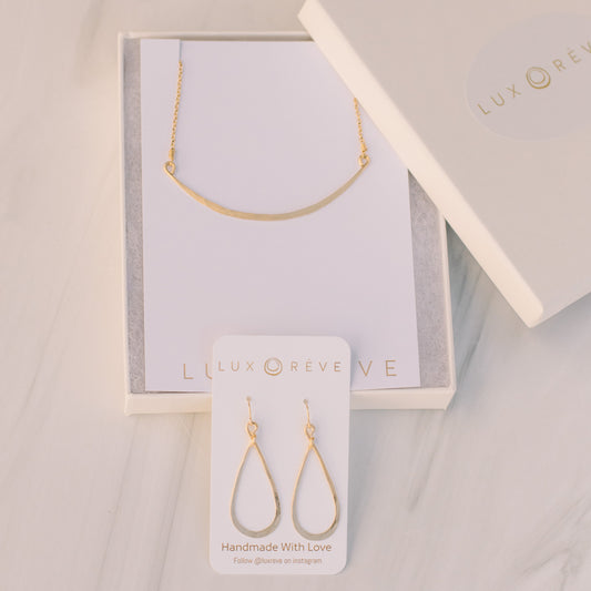 Sophia Necklace and Earring Set - Lux Reve