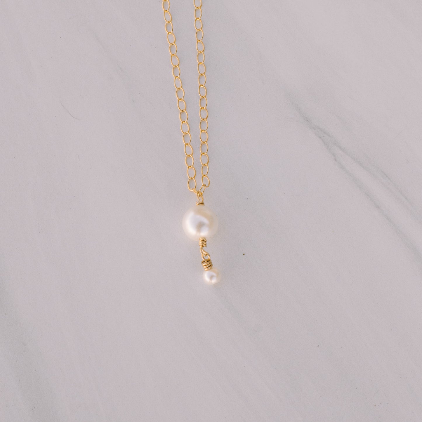 Adjustable Pearl Necklace - Lux Reve