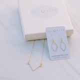 Gabrielle Earring Necklace Set - Lux Reve
