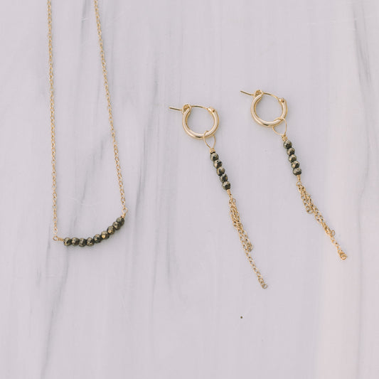 Sierra Necklace and Earring Set - Lux Reve