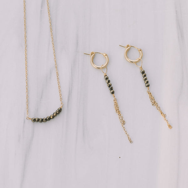 Sierra Necklace and Earring Set - Lux Reve