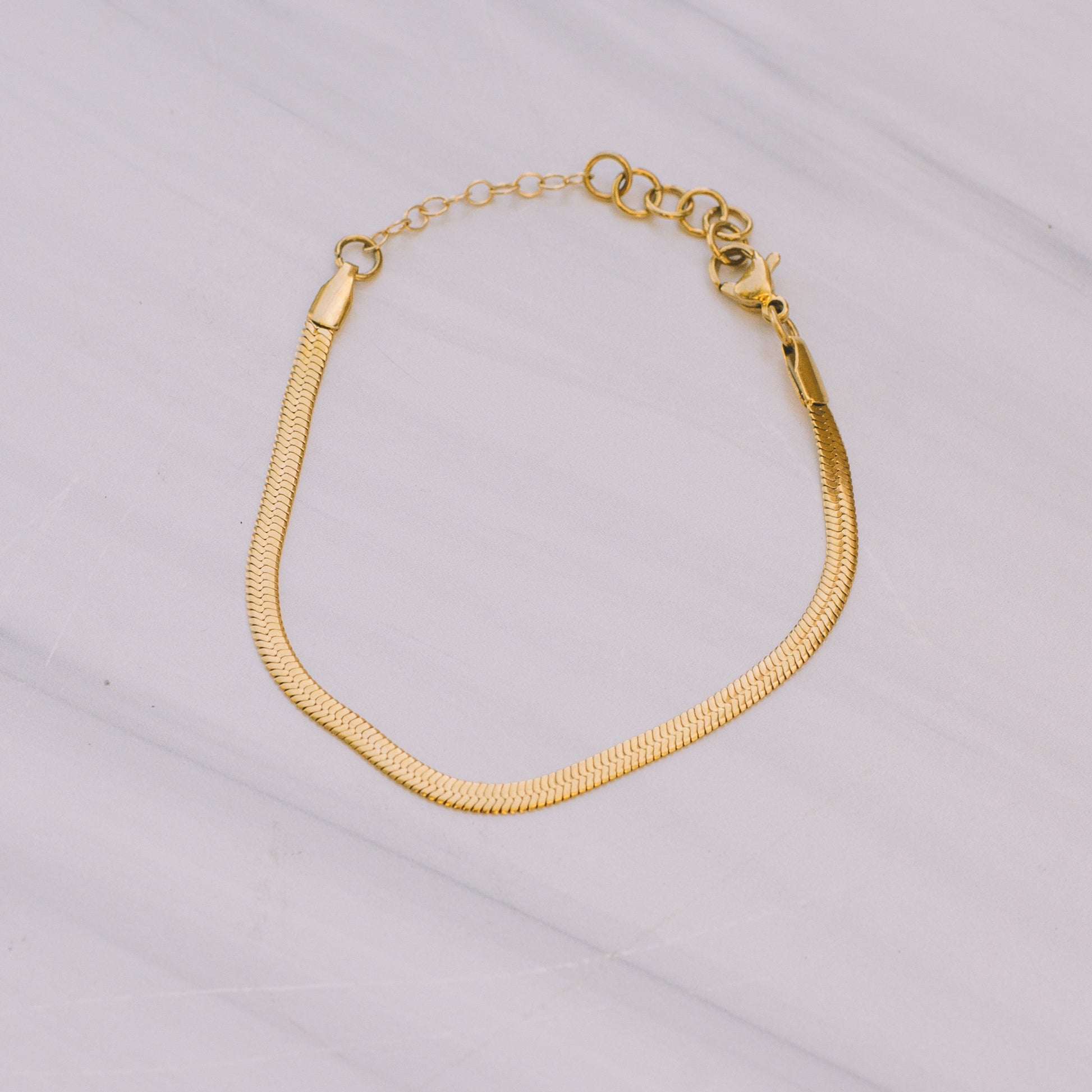 Gold Snake Bracelet - Lux Reve