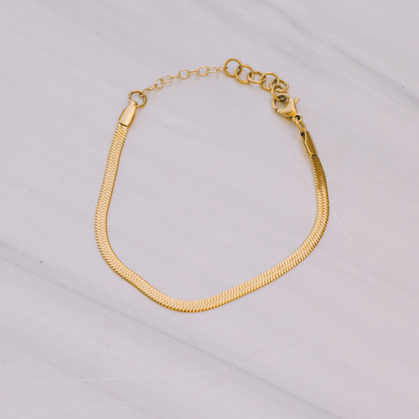 Gold Snake Bracelet - Lux Reve