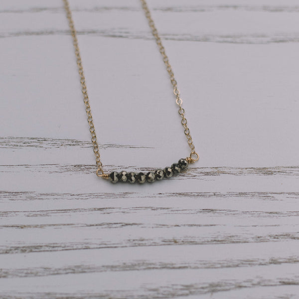 Pyrite Short Necklace - Lux Reve