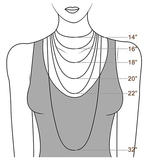 Simple Labradorite Short Necklace - Lux Reve